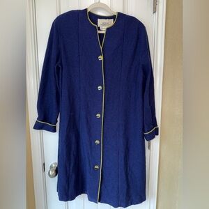 Vintage ✨ Steve Fabrikant Navy Coat